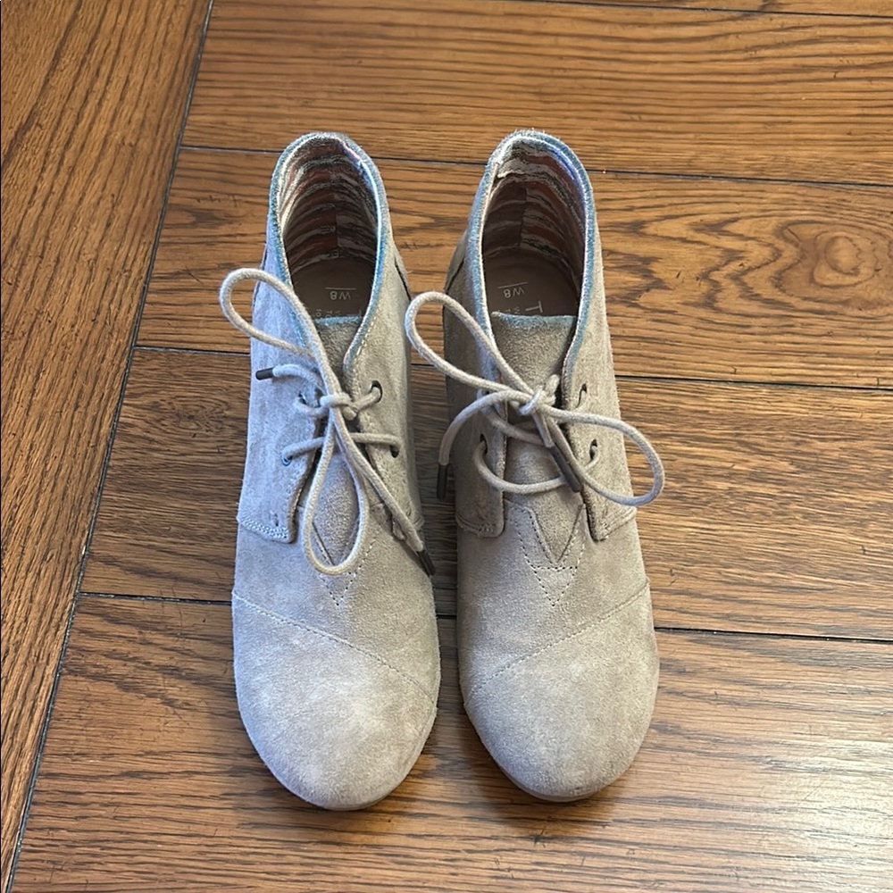 Tan Lace Up Boots